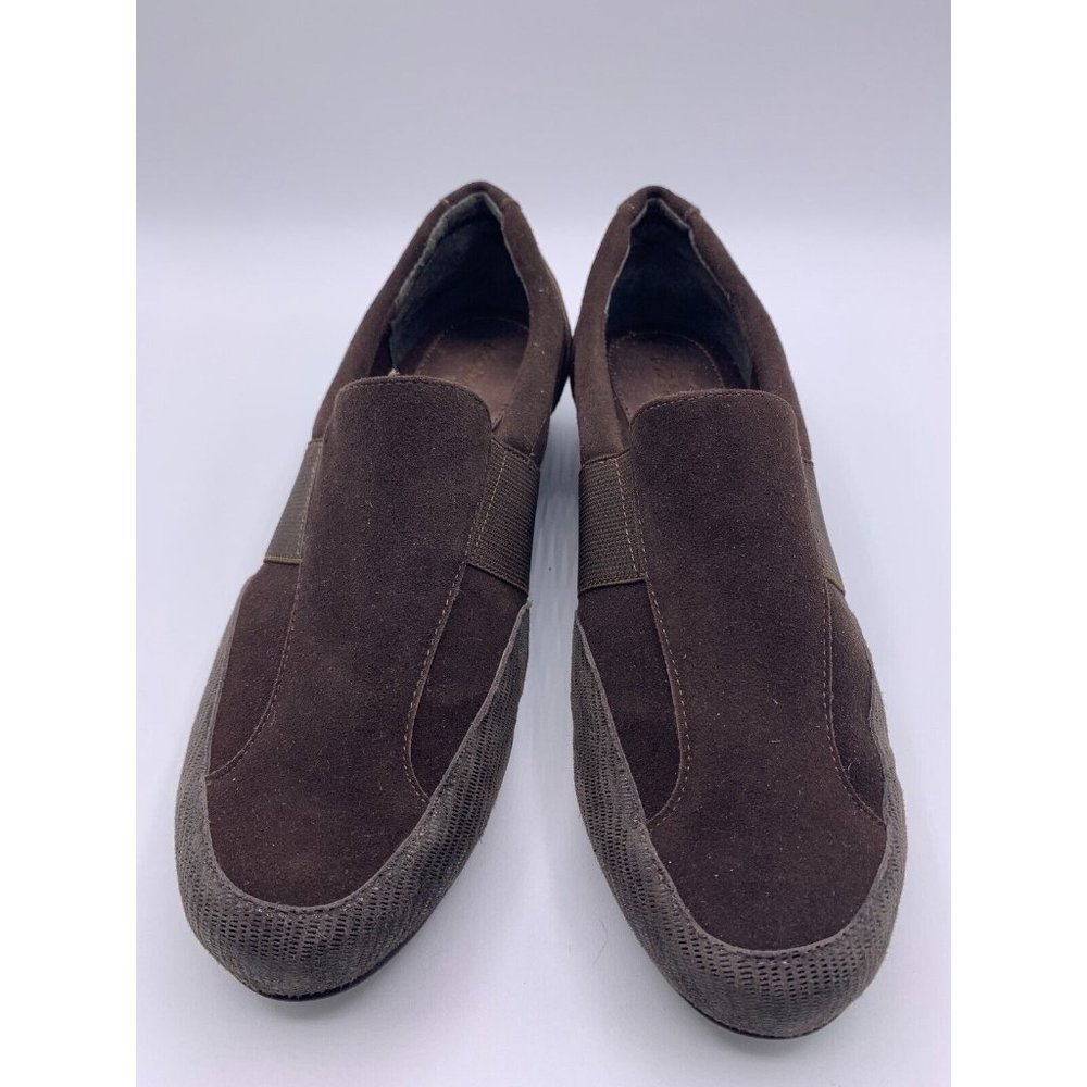 VANELi Sport Women's Size 8 Suede Brown Slip on Comfort Shoes